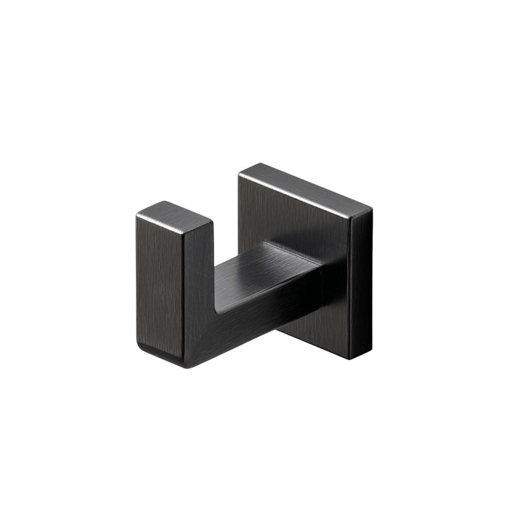 Rivqo Geometric Square Wall Hook - Matte Black