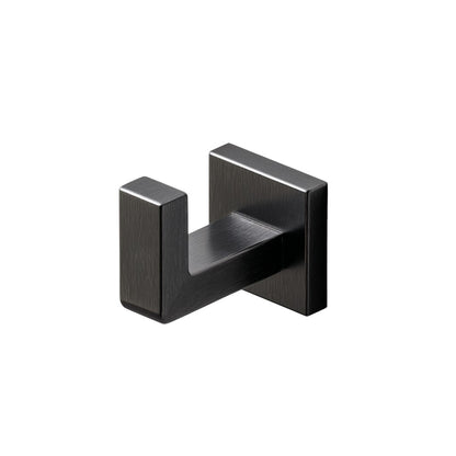 Rivqo Geometric Square Wall Hook - Matte Black